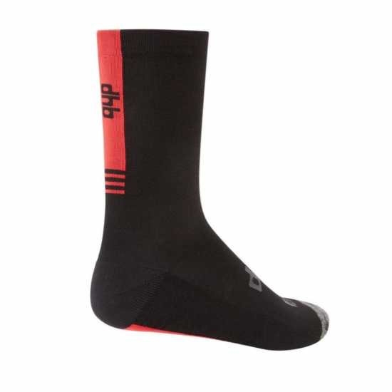 Dhb Aeron Merino Sock 2.0 Черно/Червено Мъжки чорапи