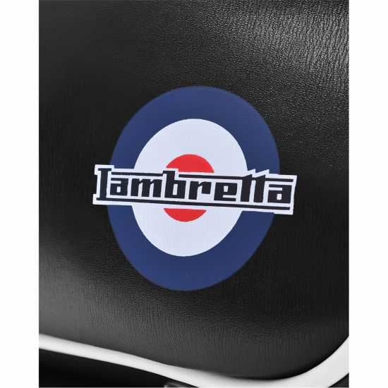 Чанта През Рамо С Цип Lambretta Flight Bag Черно/Бяло Чанти през рамо