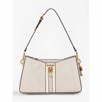 Guess Чанта За Рамо Ginevra Shoulder Bag Тоуп 