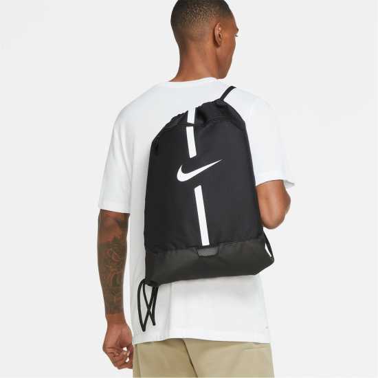 Nike Academy Soccer Gymsack (18L) Black/White Дамски чанти