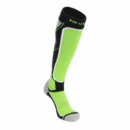 Nevica Meribel Ski Sock 2Pk Mens Лайм Ски чорапи