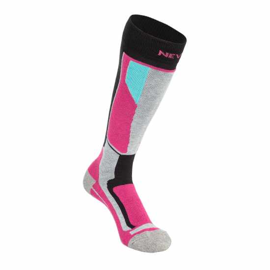 Nevica Davos Ski Sock 2Pk Ladies Черно 