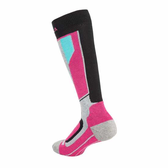 Nevica Davos Ski Sock 2Pk Ladies Черно 