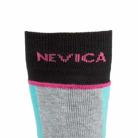 Nevica Davos Ski Sock 2Pk Ladies Черно 