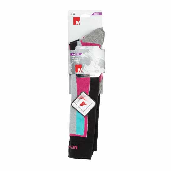 Nevica Davos Ski Sock 2Pk Ladies Черно 