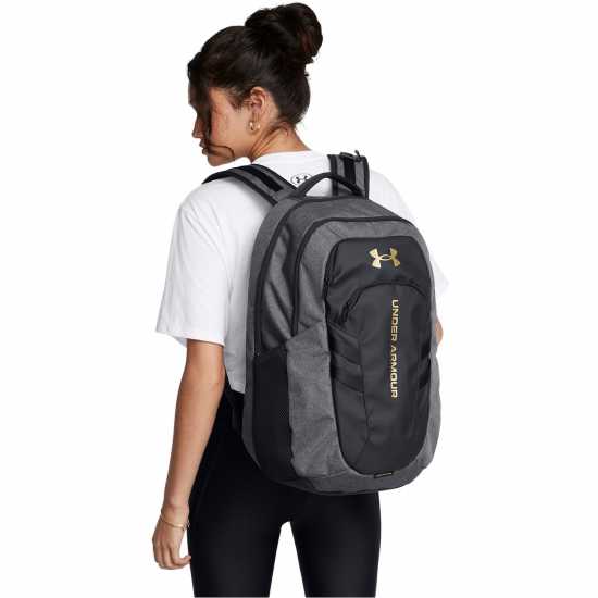 Under Armour Armour Hustle Pro Backpack Black Hthr 