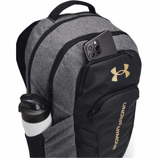 Under Armour Armour Hustle Pro Backpack Black Hthr 