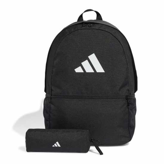 Adidas Pencil Case Backpack Black/White Ученически раници