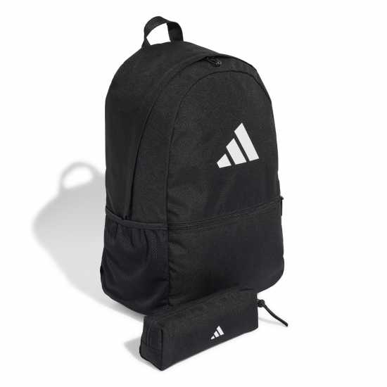 Adidas Pencil Case Backpack Black/White Ученически раници