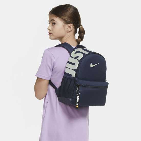 Nike Основна Раница Mini Base Backpack Navy/Iridescent Ученически раници