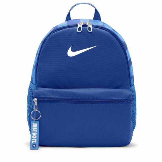 Nike Основна Раница Just Do It Mini Base Backpack Кралско синьо/Бяло Ученически раници