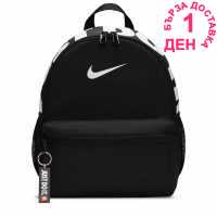 Nike Основна Раница Just Do It Mini Base Backpack Black/White Ученически раници
