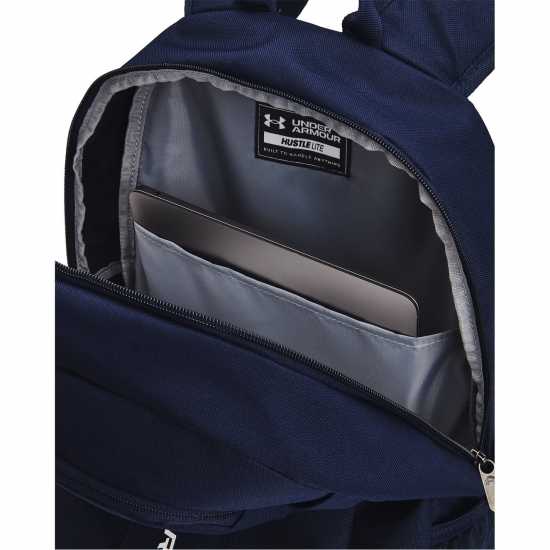 Sale Under Armour Hustle Lite Backpack Midnight Navy Ученически раници