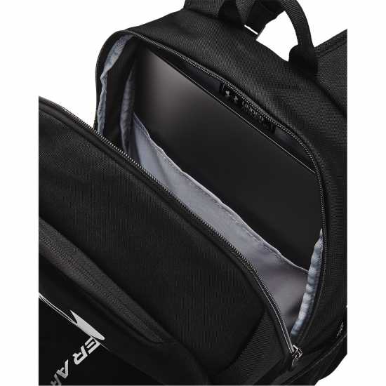 Under Armour Hustle Lite Backpack Black Met Sil Ученически раници