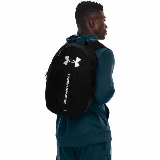 Under Armour Hustle Lite Backpack Black Met Sil Ученически раници