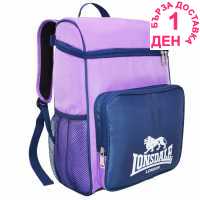 Lonsdale Спортна Раница Sport Backpack Purple/Navy Ученически раници