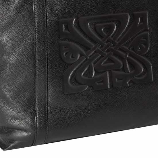 Biba Leather Logo Tote Bag Черно Дамски чанти