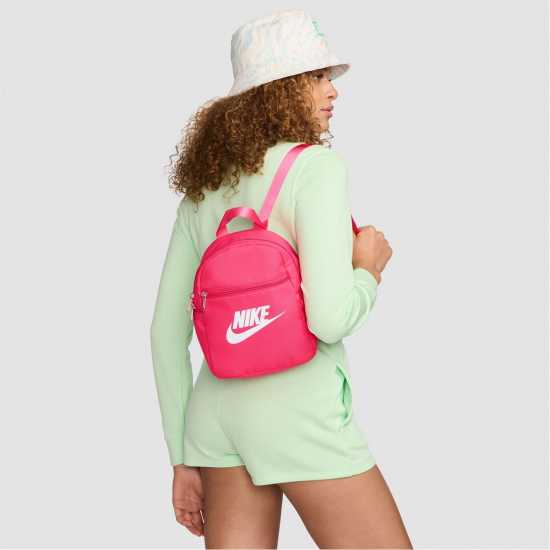 Nike Sportswear Futura 365 Women's Mini Backpack (6L) Pink/White Ученически раници