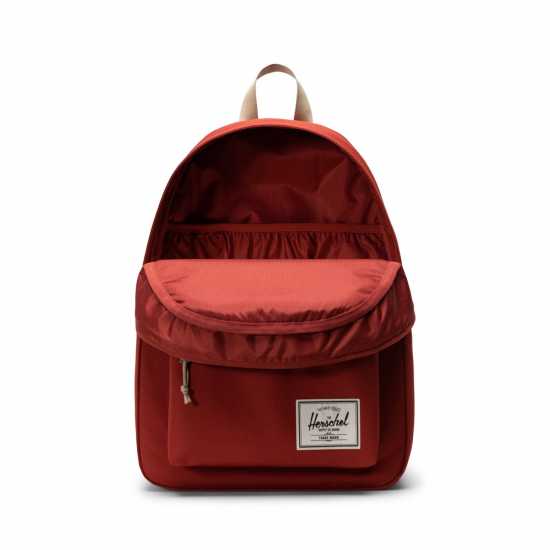 Класическа Раница Herschel Supply Co Classic Backpack - 26L Червено охра/Бяло Ученически раници