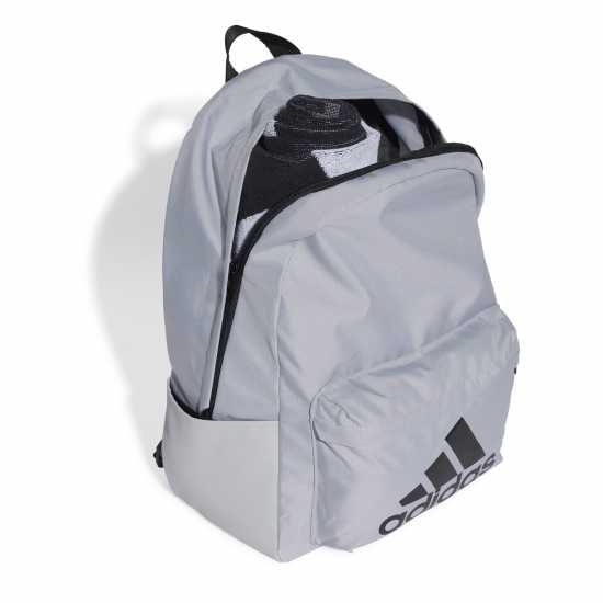 Adidas Спортна Раница Badge Of Sport Backpack Unisex Сиво Две/Черно Ученически раници