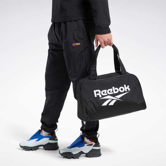 Reebok Сак Foundation Duffle Bag Unisex Черно Дамски чанти