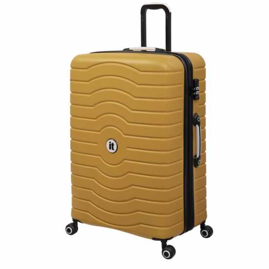 Куфар С Колелца It Luggage Intervolve 4 Wheel Trolley Suitcase Старо Злато Куфари и багаж