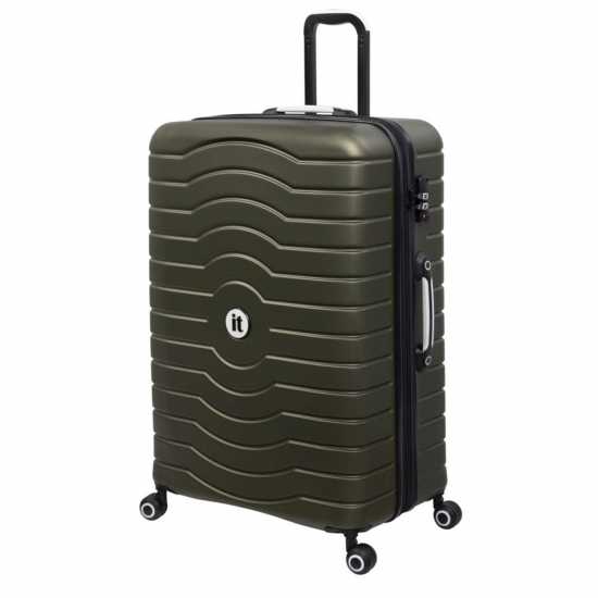 Куфар С Колелца It Luggage Intervolve 4 Wheel Trolley Suitcase Тъмно маслиново Куфари и багаж