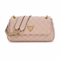 Guess Giully Convertible Cross Body Bag Розово дърво 