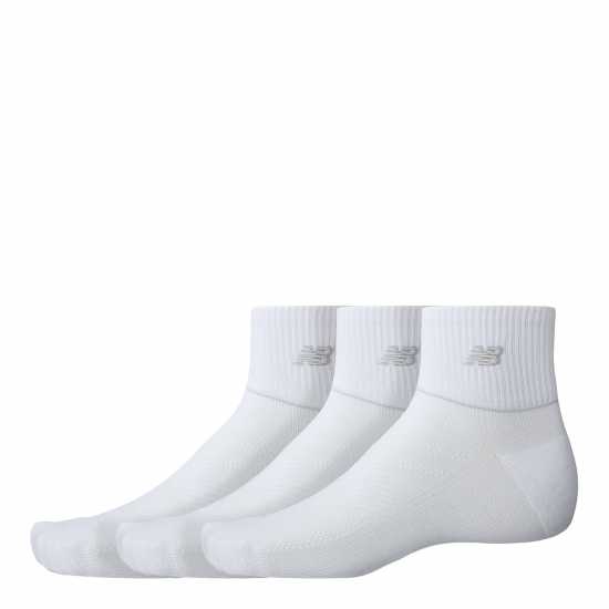 New Balance Run Ankle Sock 3 Pack Бяло Мъжки чорапи