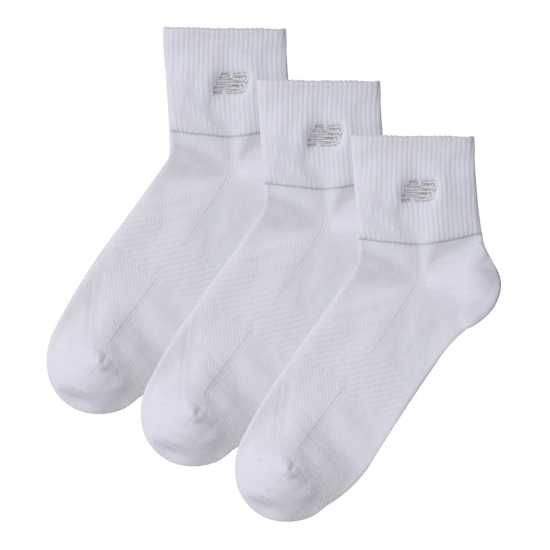 New Balance Run Ankle Sock 3 Pack Бяло Мъжки чорапи