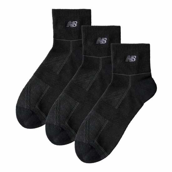 New Balance Run Ankle Sock 3 Pack Черно Мъжки чорапи