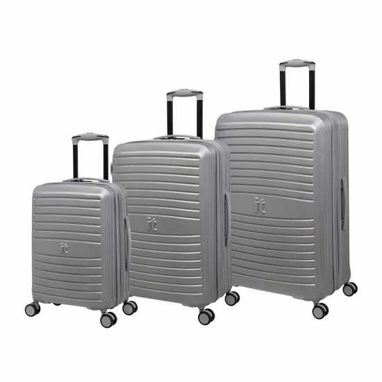 Куфар С Колелца It Luggage Wheel Trolley Suitcase Сребърно Куфари и багаж