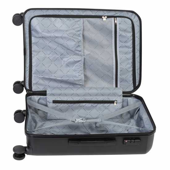 Твърд Куфар Linea Linea Monza Suitcase, Pp Hard Suitcase, Travel Luggage, (22Inch Cabine Friendly) Черно Куфари и багаж