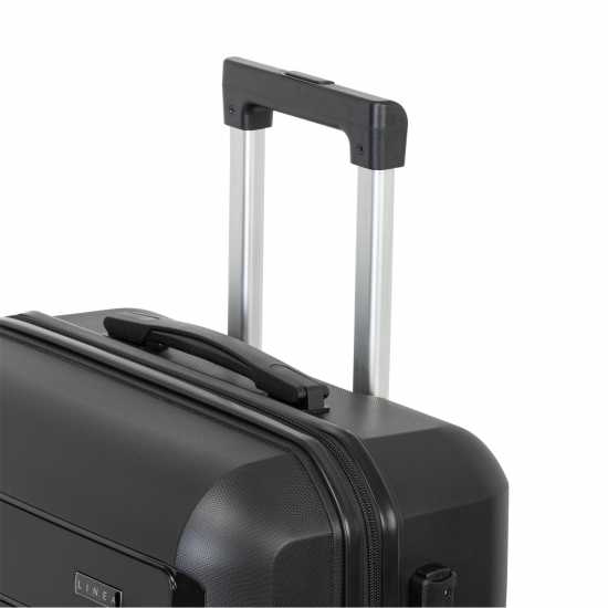 Твърд Куфар Linea Linea Monza Suitcase, Pp Hard Suitcase, Travel Luggage, (22Inch Cabine Friendly) Черно Куфари и багаж