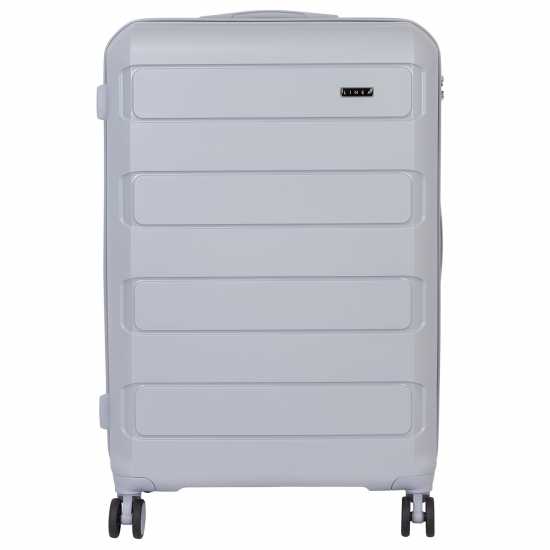 Твърд Куфар Linea Linea Monza Suitcase, Pp Hard Suitcase, Travel Luggage, (22Inch Cabine Friendly) Сребърно Куфари и багаж