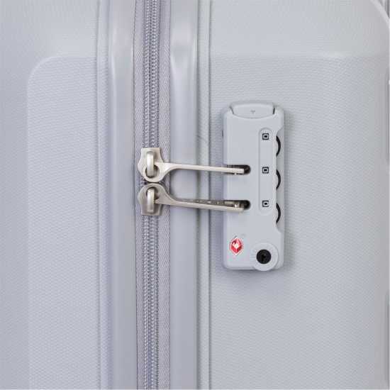 Твърд Куфар Linea Linea Monza Suitcase, Pp Hard Suitcase, Travel Luggage, (22Inch Cabine Friendly) Сребърно Куфари и багаж