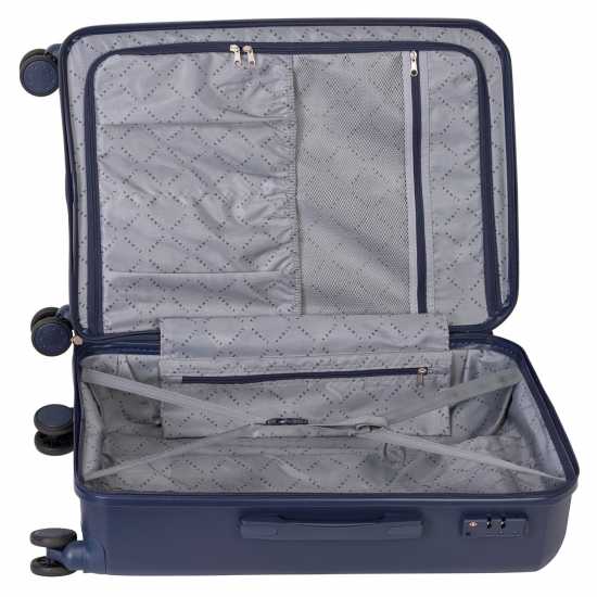 Твърд Куфар Linea Linea Monza Suitcase, Pp Hard Suitcase, Travel Luggage, (22Inch Cabine Friendly) Морска синьо Куфари и багаж