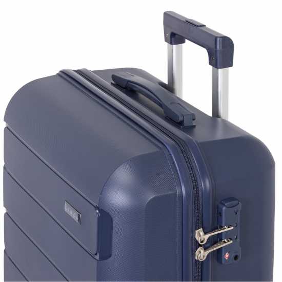 Твърд Куфар Linea Linea Monza Suitcase, Pp Hard Suitcase, Travel Luggage, (22Inch Cabine Friendly) Морска синьо Куфари и багаж