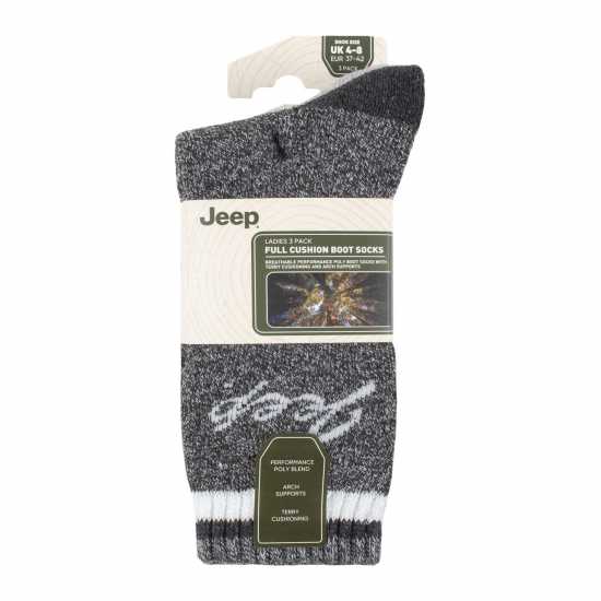 Jeep 3 Pack Poly Boot Socks Womens  Дамски чорапи