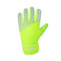 Sondico Вратарски Ръкавици Match Ladies Goalkeeper Gloves Лимон/Сиво Футболни аксесоари