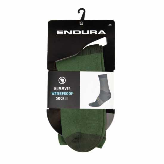 Endura Hummvee Waterproof Socks Ii Горско зелено Мъжки чорапи