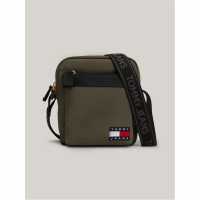 Tommy Jeans Daily Reporter Bag Певтър зелено Портфейли