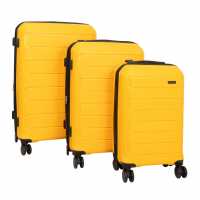 Твърд Куфар Linea Turin Hard Suitcase Жълто Куфари и багаж