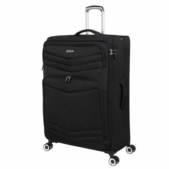 It Luggage Intrepid Soft Shell Expandable Suitcase Черно Куфари и багаж