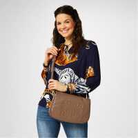 Biba Leather Filigree Bag Тоуп Bags under 80