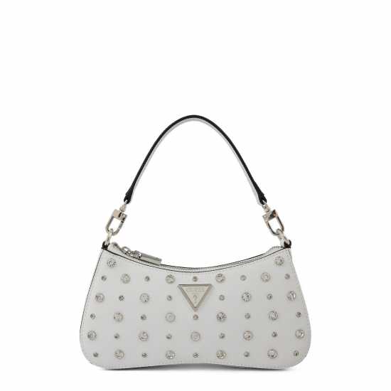 Guess Чанта За Рамо Liona Shoulder Bag Бяло 