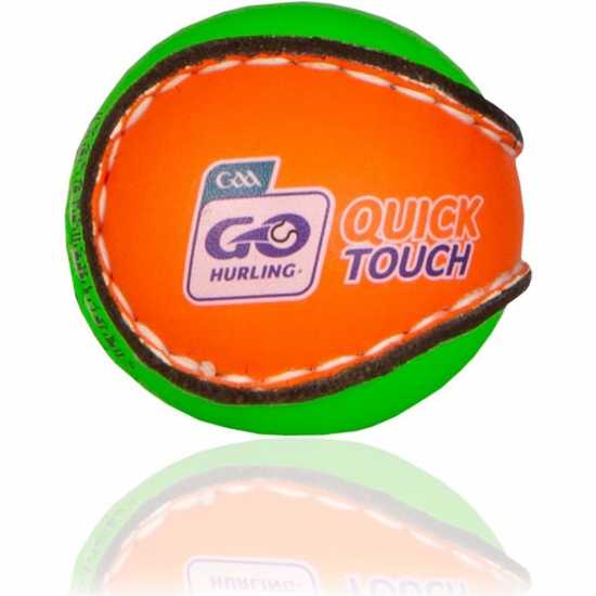 Oneills Quick Touch Sliotar Зелен/Оранжев GAA All