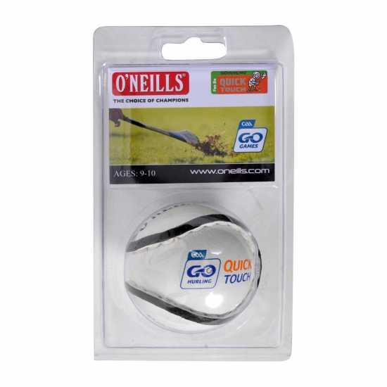 Oneills Quick Touch Sliotar Бяло/Оранжево GAA All