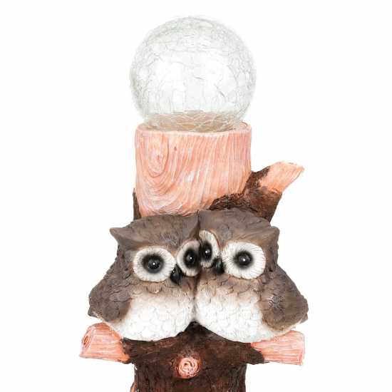 Solar Owl Multi Colour Ball Light  Градина