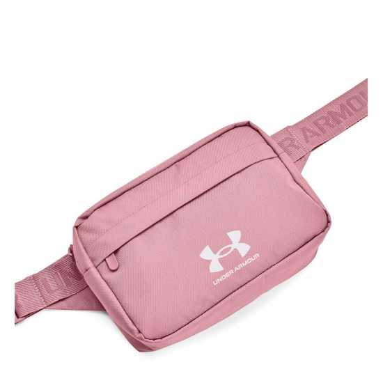 Under Armour Sportstyle Lite Waist Bag Crossbody Розово Еликсир / Бяло Дамски чанти